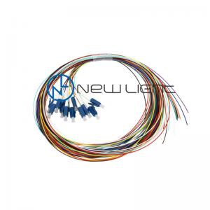 Telecommunication 12 Core 1.5M 0.3dB LC Fiber Optic Pigtail