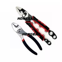China 4 9-1/2 4 1/2 inch slip joint long nose pliers Combination Spanner Wrench Tip handle on sale