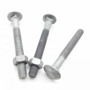 China Hot Dipped Galvanised Coach Bolts Carriage Bolt Hex Head Coach Bolts supplier