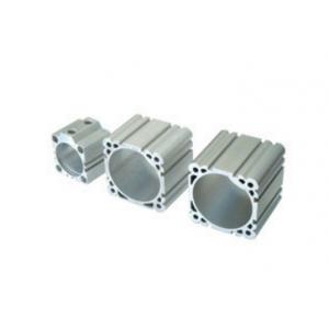 China Silvery Anodized Industrial Aluminum Profile / Cylinder Shell with ISO9001: 2008 Certified supplier