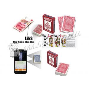 China HOYLE Maverick Plastic Marked Poker Cards Side Barcode For Poker Analyzer supplier