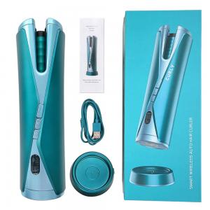China PTC Cordless Hair Curler , Music Auto Curling Iron USB Travel Rechargeable Hair Curlers supplier