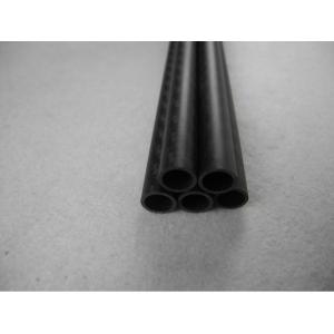 China Plain light carbon fiber tube , Moulded 3 k carbon fiber Rod circular supplier