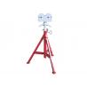 Portable Tripod Pipe Stand with Foldable and Adjustable Roller Head