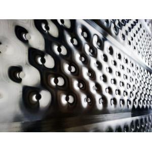 Polishing Pillow Dimple Plate Heat Exchanger 0.3-1.2mm Thickness