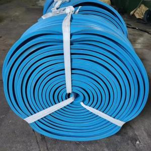 Format Bubble PVC Waterstop Belt for Concrete Construction 230mm Width 4mm Thickness Blue