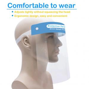 China Reusable Protective Visor Medical Full Face Shield Anti Fog Safety Cover Eyes supplier
