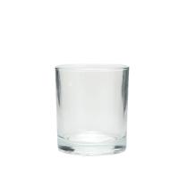 China 16OZ Cystal Clear Glass Candle Holders Aromatherapy Votive Candle Jar on sale