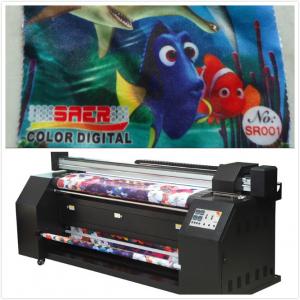 China 5.5KW Digital Fabric Printing Machine For Fabric Sublimation Outdoor Banner Printing supplier