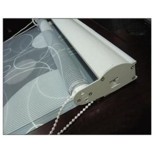 China Flower Double Fabric Roller Blind, Indoor Windows Shades Blinds wholesale