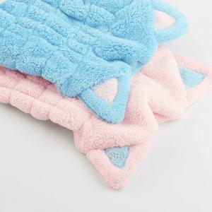 80% Polyester 20% Polyamide Microfiber Hair Towel Highly Durable Customized Weight