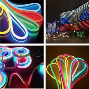 China RGB Waterproof LED Strip Light Flexible Outdoor IP66 Outdoor Standard Connectors supplier