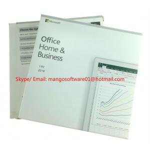 China English / Russia Windows Microsoft Office 2019 Home And Business DVD Pack Activation Online supplier