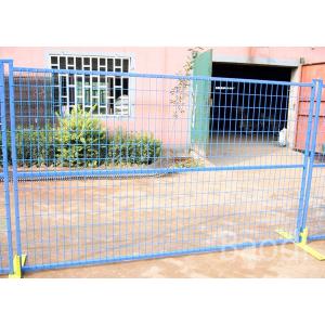 China Commercial Construction Sites Temporary Mesh Fence With 25*25 Mm Frame Outside Diameter wholesale