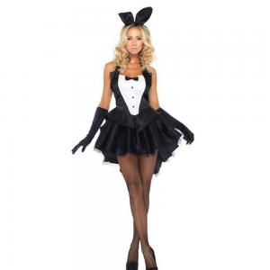 Women's Halloween Costume Themed Rave TV Movie Dutch Exotic Role play Bunny Costume