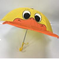 18 Inches Manual Open Cute Cartoon Duck Umbrella Waterproof Polyester