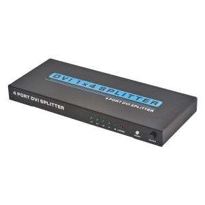 Long Distance Signal Transmission 1x4 DVI Splitter