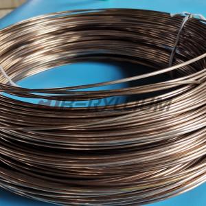 China Leaded Beryllium Copper Wire EN CuBe2Pb For RF Coaxial Connector Switch Parts supplier
