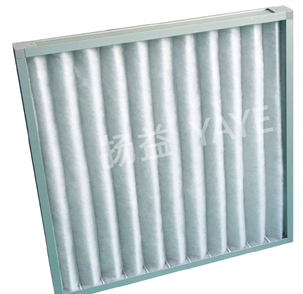 China G4 Pleated Panel Air Pre Filter With Synthetic Fiber Material Aluminum Frame For Industrial Applications wholesale