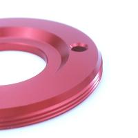 China Customized Red Anodized Aluminum Shock Part for UTV ATV Manufactured by CNC Machining on sale