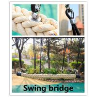China Outdoor Rope Climbing Playground Swing Bridge for Children on sale