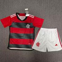 China Red Quick Dry Kids Custom Soccer Jerseys With Logo on sale
