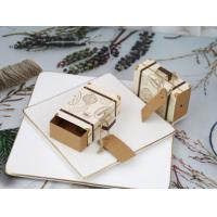 China Mini Luggage Drawer Wedding Favour Gift Boxes With Kraft Tag on sale