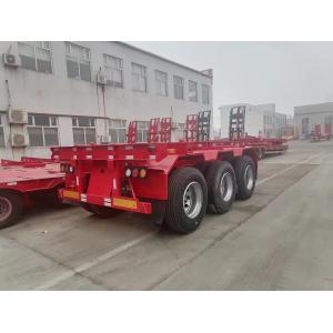 Three Axle Semi Trailer Platform Trailer Brand New Made In China