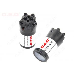 7 Tapered Angle Tungsten Carbide Button Drill Bit Diameter 32mm In Black Color