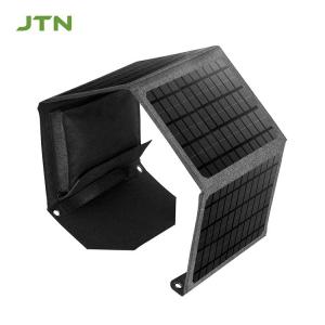 China Foldable Design Solar Panel Charger 24W/30W for Laptop and Phone Outdoor Camping supplier