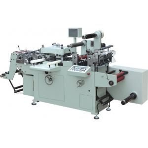China Label Flat Bed Die Cutting Machine With Hole Puch Hot Stamping Lamination supplier