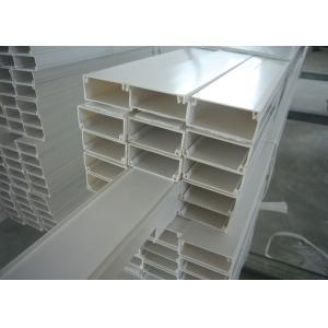White Grey PVC Electrical Cable Tray Lvd For Wiring Wire Duct