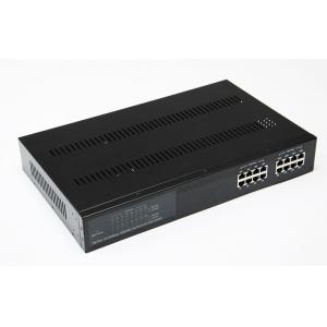 China Power Over Ethernet 16 Ports 10 /100Mbps POE Switch , 2-Port Giga Combo SFP supplier