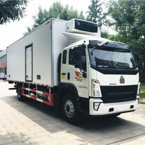 New HOW0 12-15 tons meat freezer truck refrigerated box truck for sale, HOT SALE! best price HOWO cold room box truck