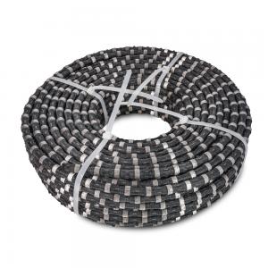 China Rubber Spring Diamond Wire Saw Rope for Granite in Vietnam Environment Protecting supplier