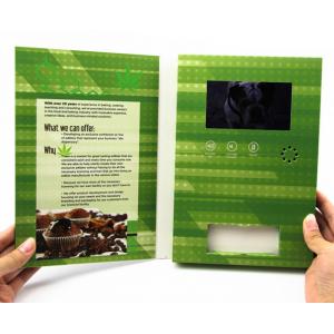 marketing Sales folders with built-in video LCD screens video folder for sales kits