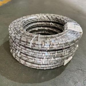 China Precision Cutting Marble Diamond Wire Saw Rope with Marble-Optimized Diamond Segments and Flexible Rope Core wholesale