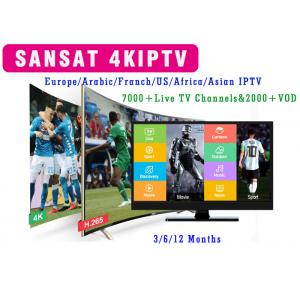 Sansat IPTV Subscription Europe IPTV France IPTV Arabic USA Netherlands Arabian africa Android TV Box IOS M3U Smart