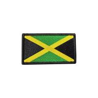 China Custom Embroidered Jamaica Flag Custom Military Rank Patches For Uniform on sale