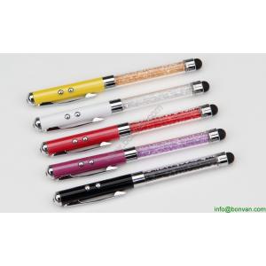 fancy laser pen with touch tip,laser ball pen with led touch tip