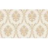 Italy Style Pvc Deep Embossed Wallpaper Waterproof With Damask Design