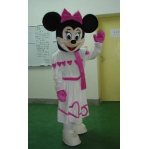 China Lovely ice skating minnie mouse kids mascot costumes for various parties supplier