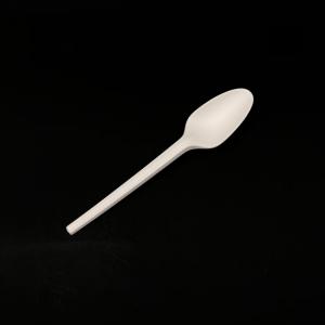 4.5" 4.7" Small Plastic Teaspoons , 100% Compostable Coffee Spoon