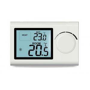 Digital Smart Boiler Room HVAC Thermostat With Toggle Button , Lithium Batteries Power