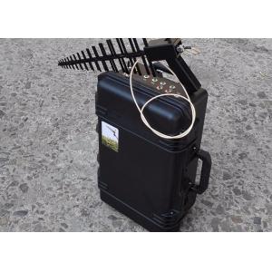Black Military Handheld Drone Jammer Single Person Jam All Drone Frequency