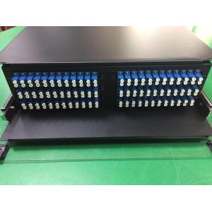 China 23 Mounting Ears 144 Port 2.5U ST Fibre Optic Patch Panel supplier