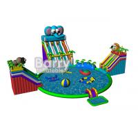 China Summer kids play park games , elephant inflatable water park with CE,EN14960 on sale
