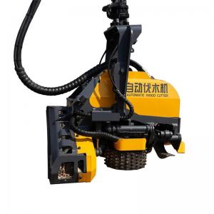 Fully Automatic Wood Cutter Excavator Accessories With Feeding Speed 4m/S