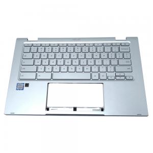 90NX02G1-R31US0 Asus Chromebook 14 C433TA/Flip C433 Palmrest With Keyboard Upper Case Silver