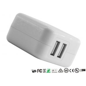 China Durable Dual Home Charger US plug 2 Port USB Wall Mobile Phone Power Travel Charger supplier